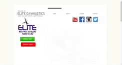 Desktop Screenshot of elitegymnastics.com