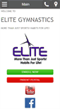 Mobile Screenshot of elitegymnastics.com